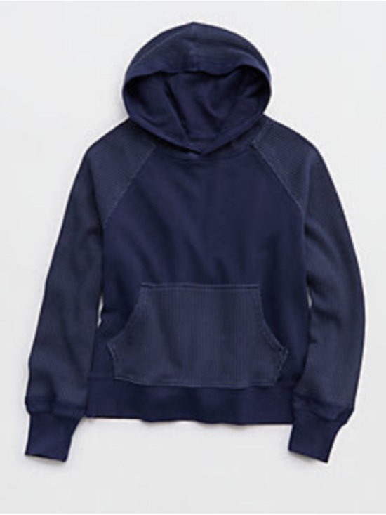 aerie Tops - NWOT - Aerie Essential Waffle Hoodie